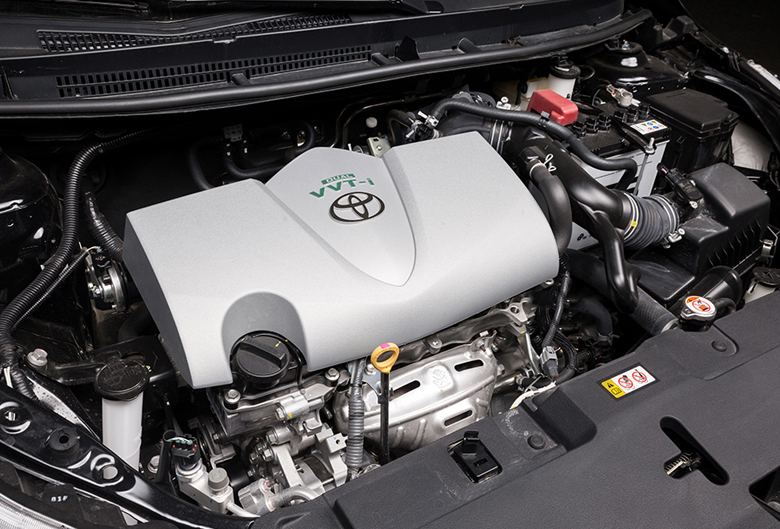 Khối động cơ VVT-i trên Toyota Vios mang đến khả năng vận hành ổn định trên mọi địa hình