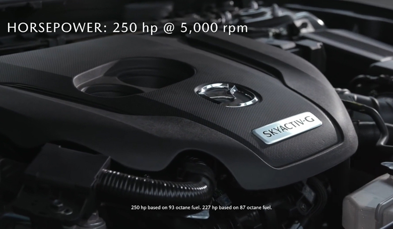 Động cơ Skyactiv-G 2.5L mang đến 250 mã lực cho Mazda 6