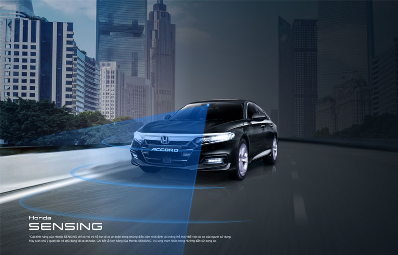 Công nghệ an toàn Honda Sensing được tích hợp trên Honda Accord 2022