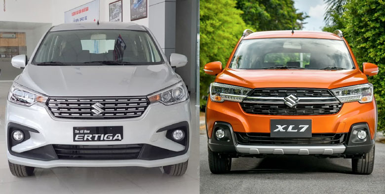 So sánh MPV giá rẻ Suzuki XL7 2022 và Ertiga 2022 - 2