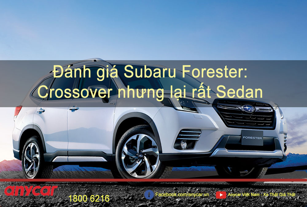 Đánh giá Subaru Forester: Crossover nhưng lại rất Sedan