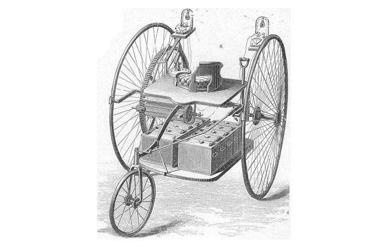 Xe ô tô điện đã xuất hiện từ những năm 1800