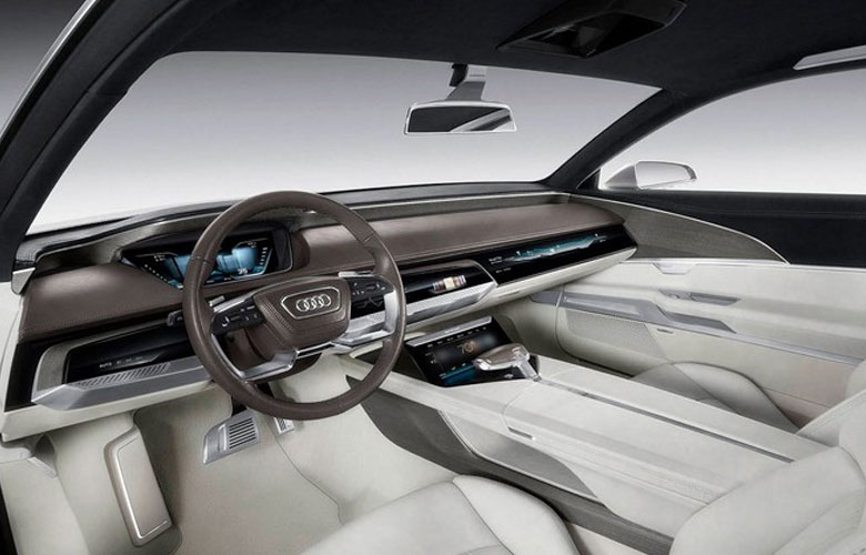 Audi A9 2022 sở hữu nội thất sang trọng và lịch lãm nhưng không kém phần hiện đại
