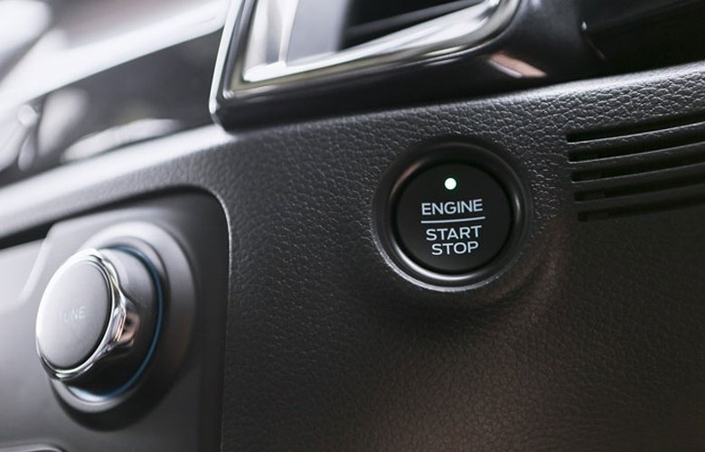 Ford Everest 2020 được trang bị tính năng khởi động bằng nút bấm hiện đại