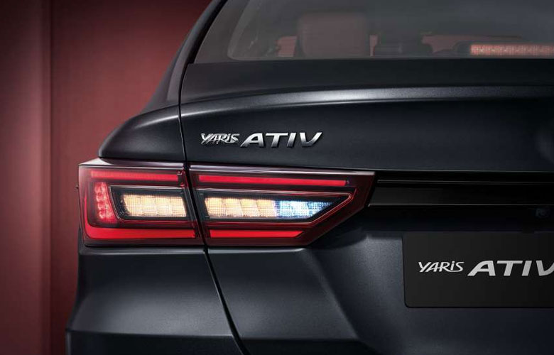 Đèn hậu của Toyota Vios 2023 được thiết kế hoàn toàn mới