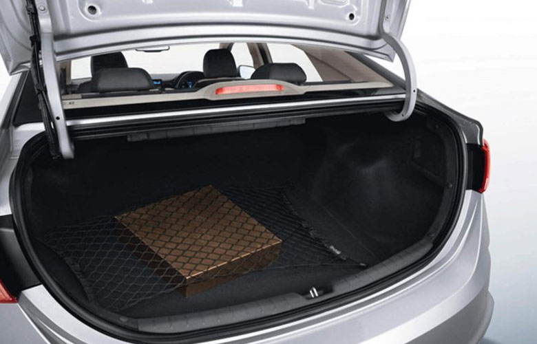 Khoang hành lý của Hyundai Accent 2023 có dung tích 480 lít