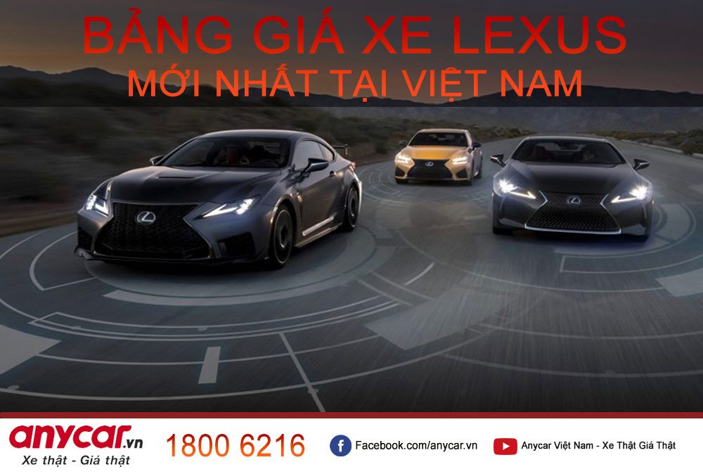 Bảng giá xe LEXUS 2023 tại Việt Nam