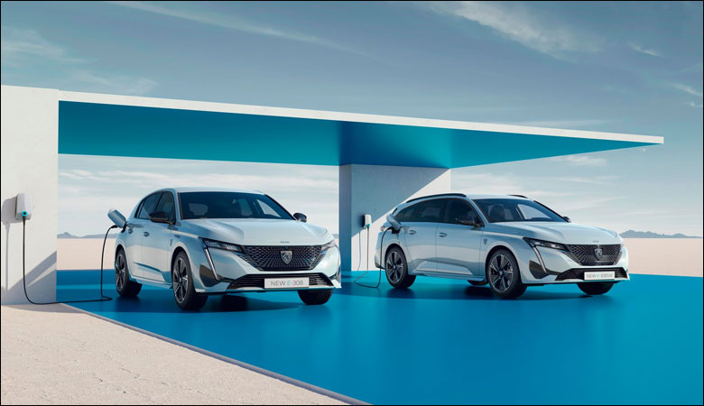 Bộ đôi Peugeot E-308 E-308 và E-308 SW 2023