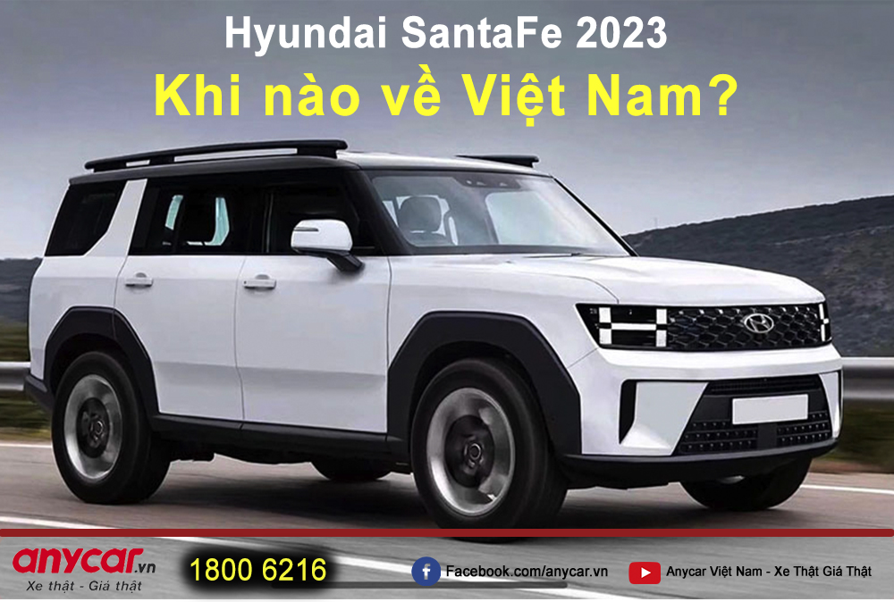Hyundai SantaFe 2023 có gì mới khi nào về Việt Nam  anycarvn