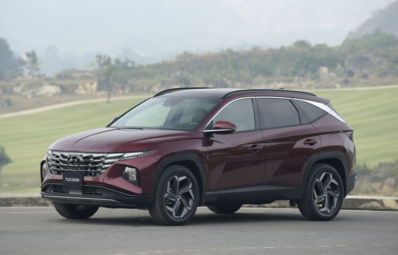 Hyundai Tucson 2023 vẫn duy trì các chi tiết mang tính đặc trưng ở thế hệ tiền nhiệm