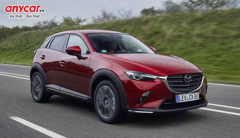 Mazda CX-3 2023 được trang bị hệ thống GVC giúp xe ổn định hơn khi vào cua