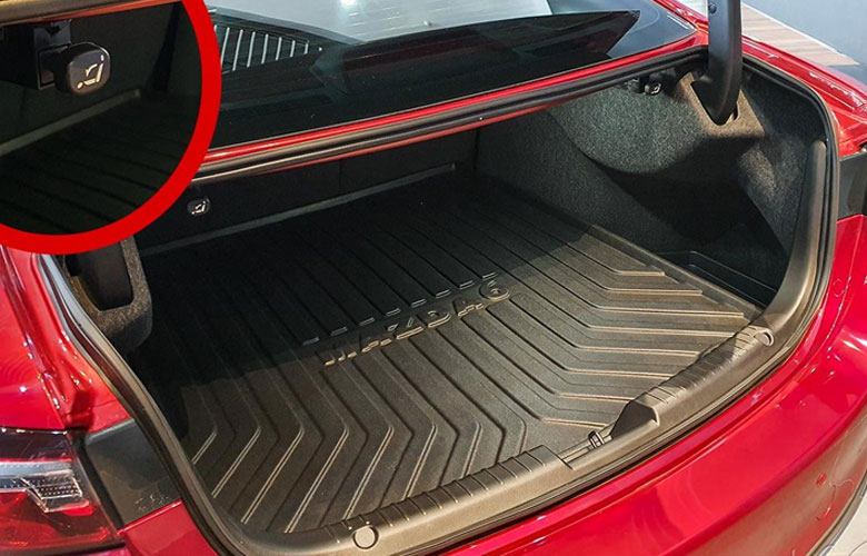 Khoang hành lý của Mazda 6 sở hữu dung tích 480 lít