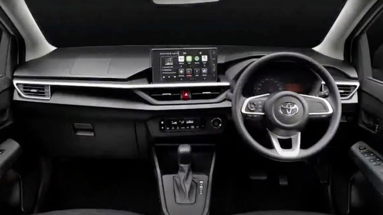 Nội thất của Toyota Wigo 2023