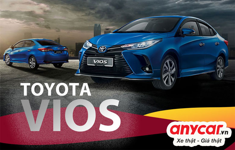 giá xe Toyota Vios dao động từ 489 - 641 triệu VNĐ