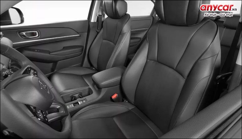Ghế lái của Honda HR-V có thiết kế ôm sát thân người và tích hợp chỉnh điện 8 hướng đối với bản G, RS
