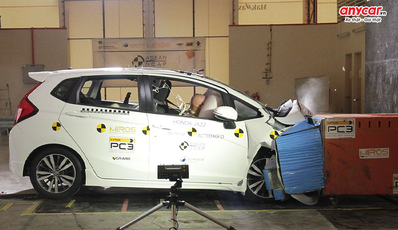 Honda Jazz 2023 tại kiểm định an toàn Asean NCAP