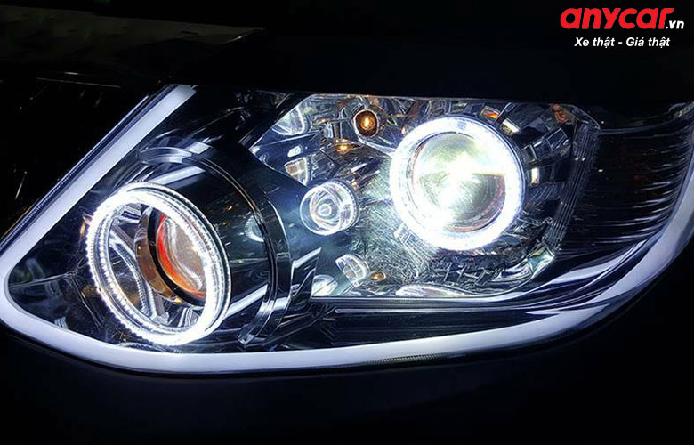 Mẫu đèn Bi LED độ trên ô tô 