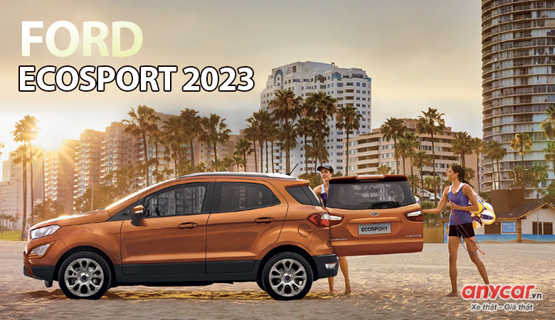 Thân xe khỏe khoắn, giàu chất SUV của Ford Ecosport 2023