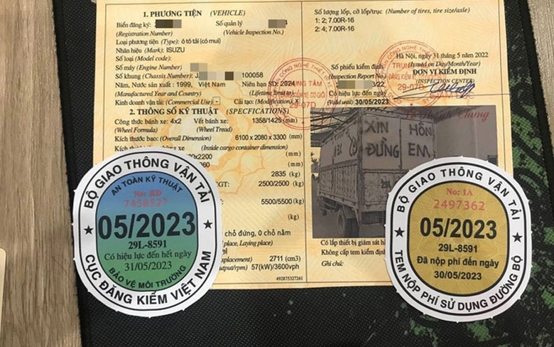 Lỗi không có sổ đăng kiểm xe ô tô có thể bị phạt từ 4.000.000 - 6.000.000 đồng