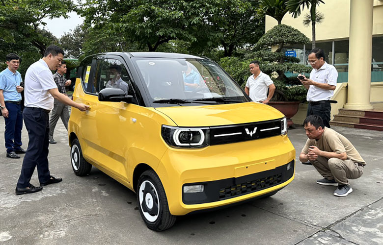 Wuling Hong Guang Mini EV có chiều dài x rộng x cao lần lượt là 2.917 x 1.493 x 1.621mm