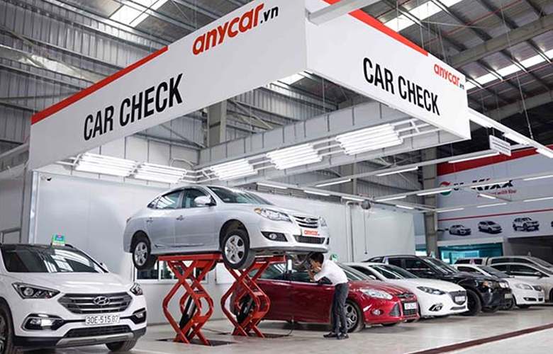Anycar có đầy đủ các thiết bị hiện đại để kiểm tra xe ô tô ký gửi