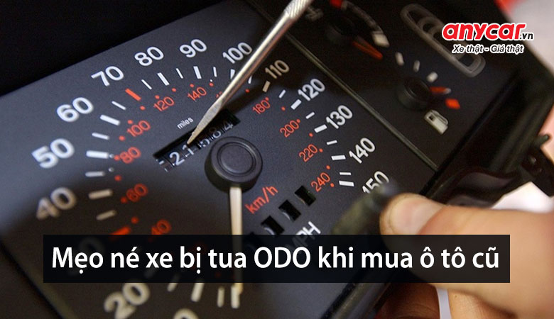 Mẹo né xe tua ODO khi mua ô tô cũ