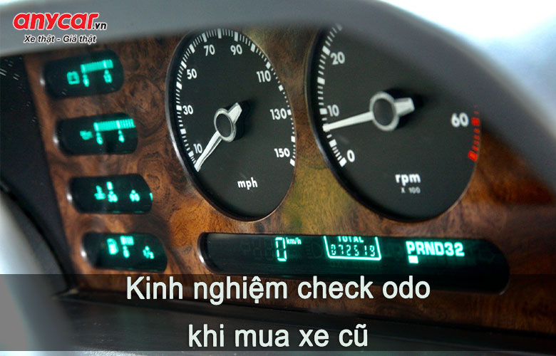 Những kinh nghiệm check đồng hồ ODO khi mua ô tô cũ