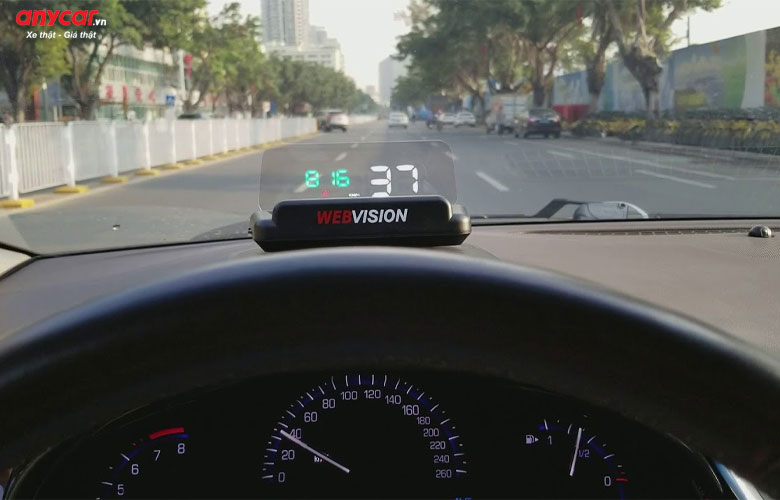 Màn hình hiển thị kính lái HUD Webvision V8