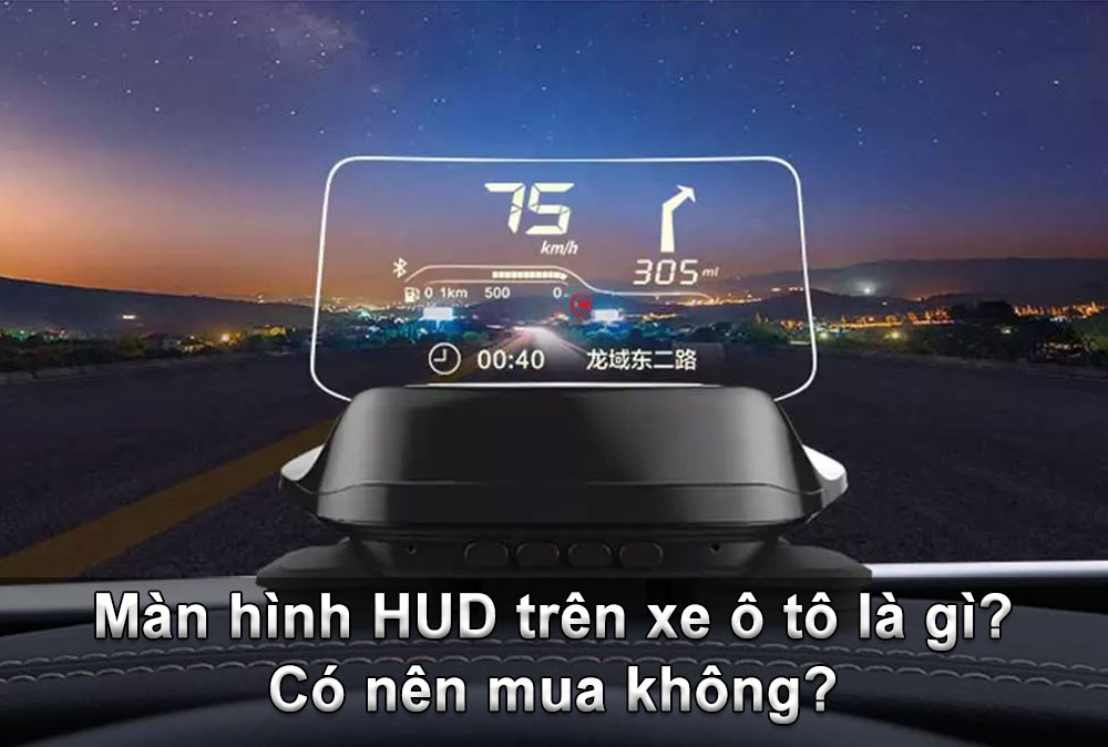 Điều khiển xe an toàn với thiết bị hỗ trợ thông tin HUD Vietmap V9